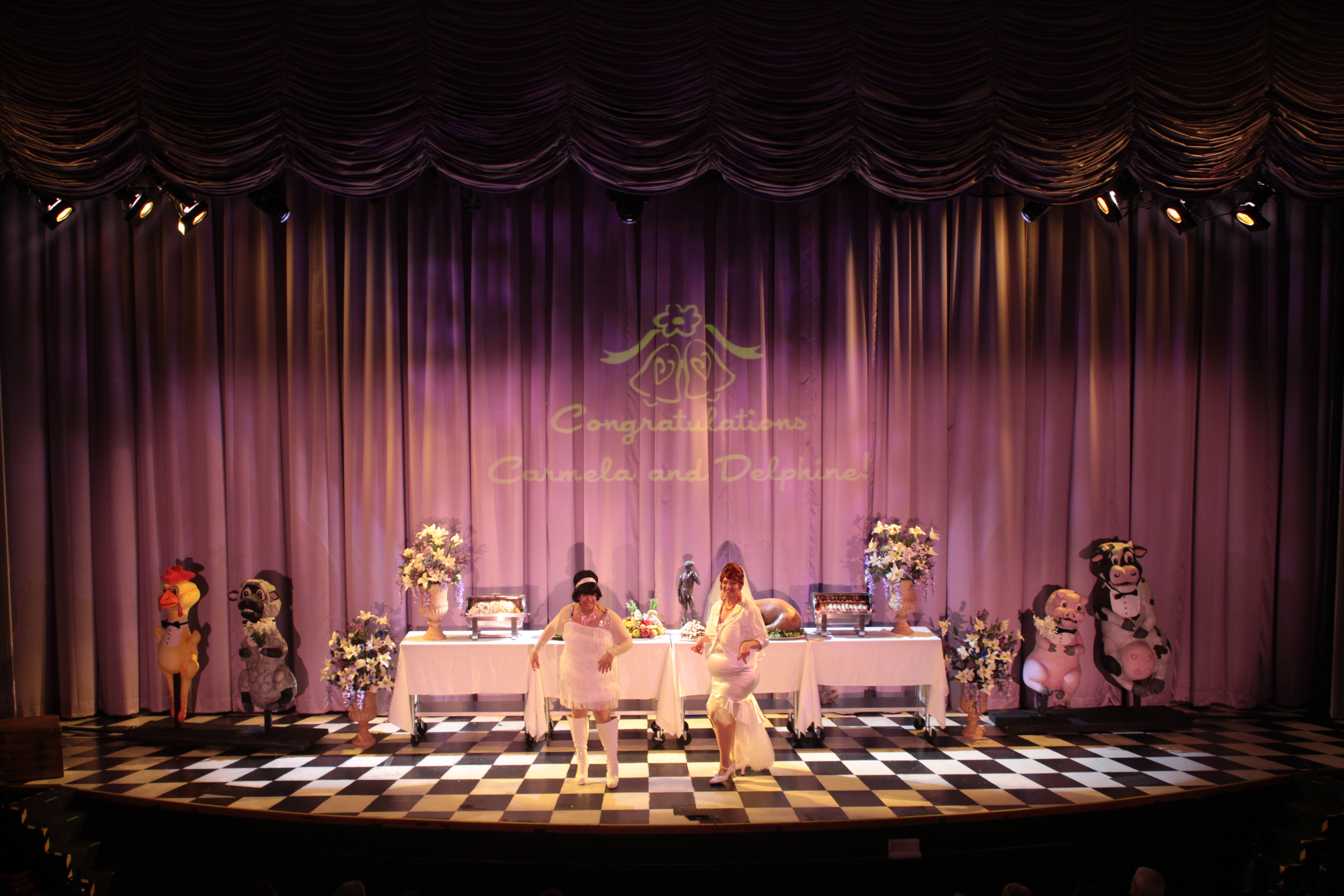 The Calamari Sisters' Big, Fat, Italian Wedding production photo