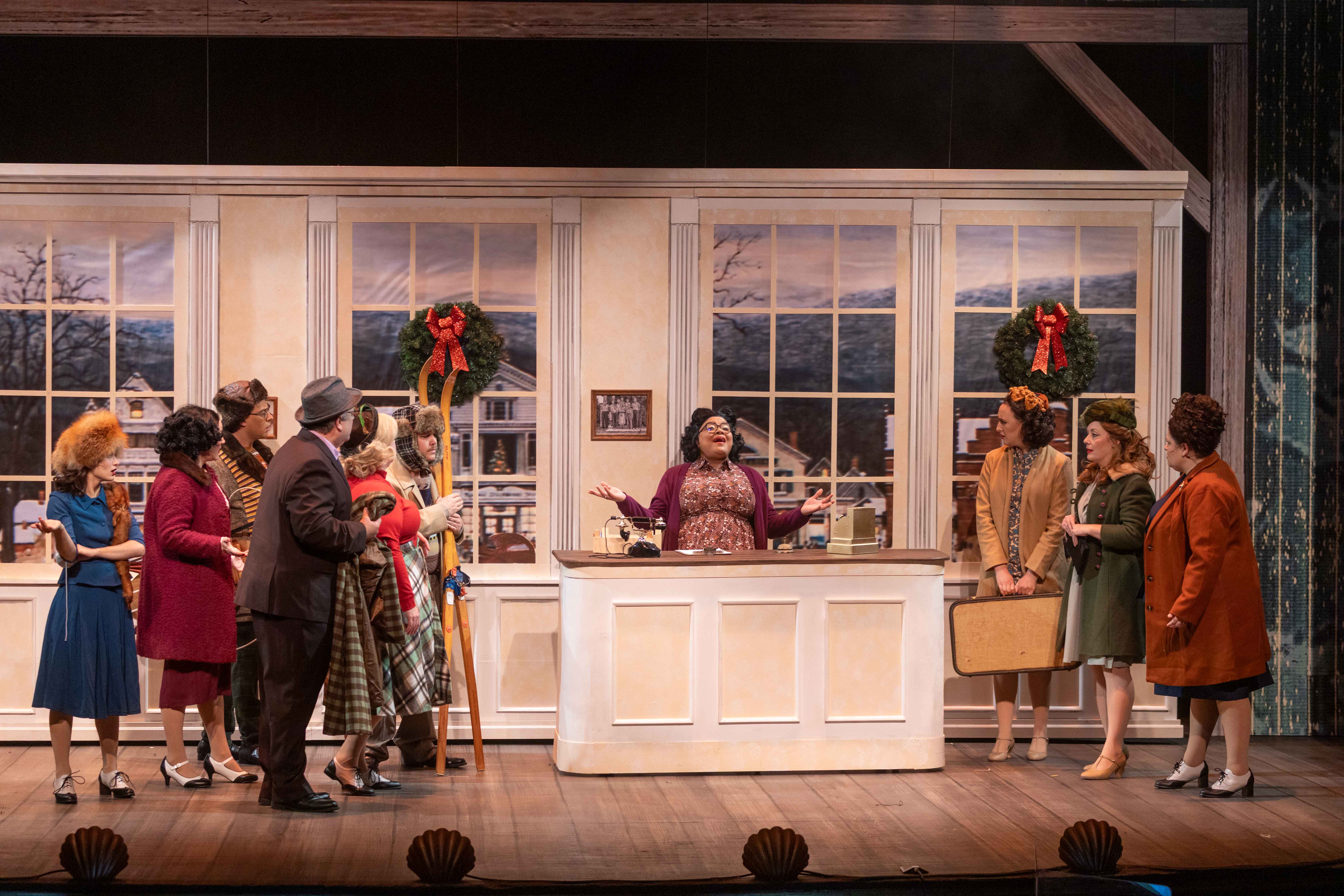 Irving Berlin's White Christmas production photo